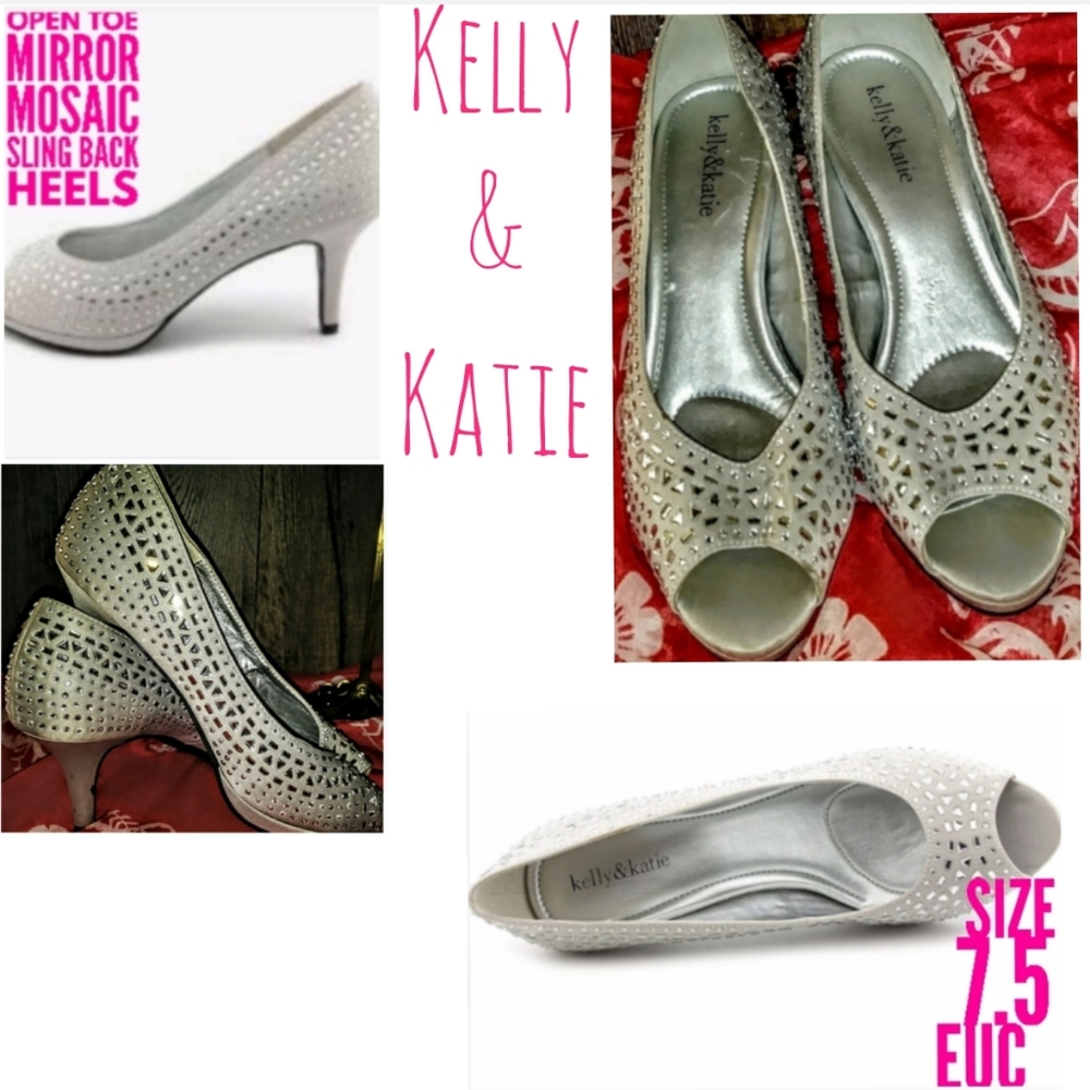 Kelly & Katie Shoes Size 7.5 Mosaic Open Toe